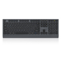 Клавіатура REAL-EL RK-715W Wireless/Bluetooth Black/Gray (EL123100051)
