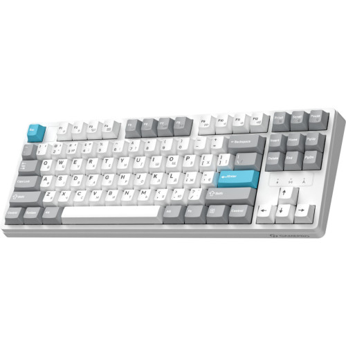 Клавіатура GamePro Asgard Ragnar Wireless/Bluetooth/USB UA White (MK285WH) – GamePro (вид 1)