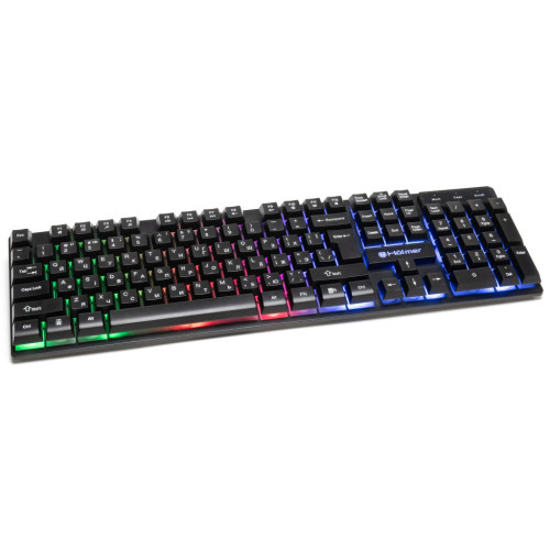 Клавіатура Hölmer K-01GS RGB Backlight USB UA Black (K-01GS) – Hölmer (вид 1)
