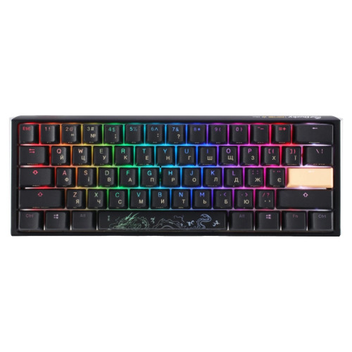 Клавиатура Ducky One 3 Mini Cherry MX Silent Red RGB UA USB Black (DKON2161ST-SUAPXCLAWSC1) – Ducky