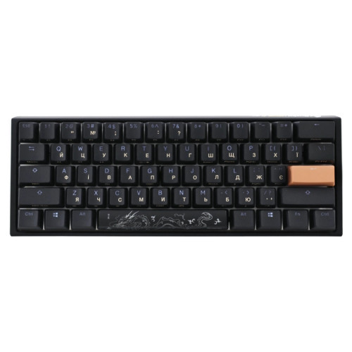Клавиатура Ducky One 3 Mini Cherry MX Silent Red RGB UA USB Black (DKON2161ST-SUAPXCLAWSC1) – Ducky (вид 1)