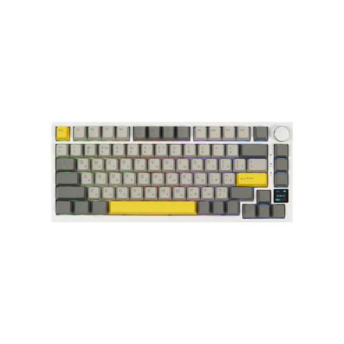 Клавіатура Epomaker AK820 Pro 75 Flying Fish Switch Hot-Swap RGB USB/Wireless/Bluetooth UA White (AK820-PRO-W-FF) – Epomaker