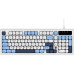 Клавіатура Ajazz AF98 USB UA White/Blue (AF98-GB) – Ajazz