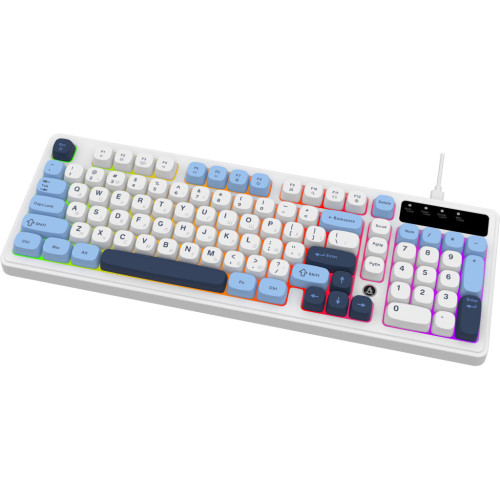 Клавіатура Ajazz AF98 USB UA White/Blue (AF98-GB) – Ajazz (вид 2)