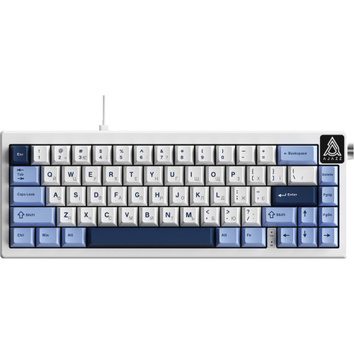Клавіатура Ajazz AK650 Sea Salt Switch USB UA White/Blue (AK650-SS-BWB) – Ajazz