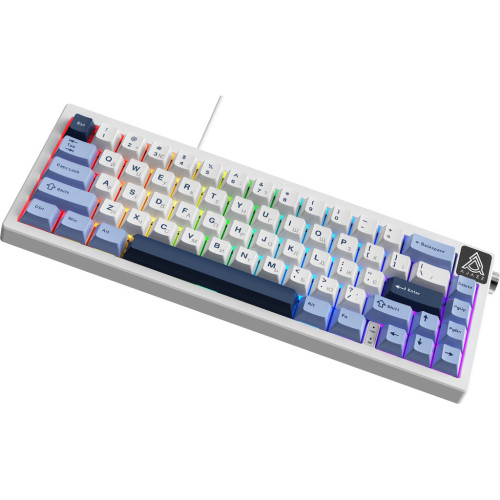 Клавіатура Ajazz AK650 Sea Salt Switch USB UA White/Blue (AK650-SS-BWB) – Ajazz (вид 2)
