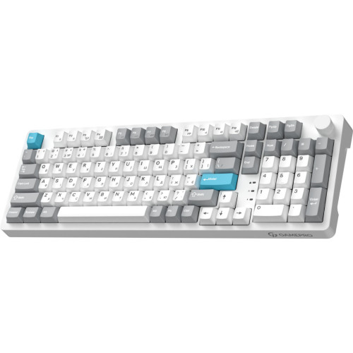 Клавиатура GamePro Asgard Drakkar Keychron Super Red Switch Wireless/Bluetooth/USB UA White (MK305WH) – GamePro (вид 1)