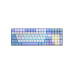 Клавіатура Aula S100pro RGB KRGD Red Switch Wireless/Bluetooth/Type-C UA White/Blue (6948391205762) – Aula