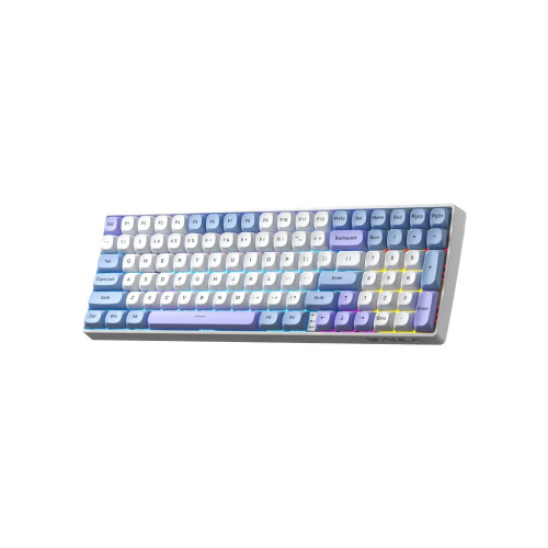 Клавіатура Aula S100pro RGB KRGD Red Switch Wireless/Bluetooth/Type-C UA White/Blue (6948391205762) – Aula (вид 1)