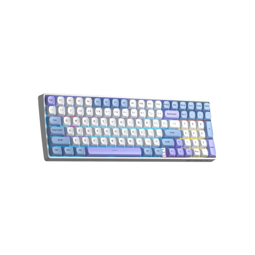 Клавіатура Aula S100pro RGB KRGD Red Switch Wireless/Bluetooth/Type-C UA White/Blue (6948391205762) – Aula (вид 2)