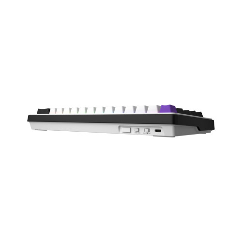 Клавиатура Hator Hellyberry HK60 Mechanical Linear RGB Wireless/Bluetooth/USB UA White/Violet (HK60_wireless) – Hator (вид 2)