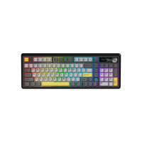 Клавиатура Ajazz AK980 V2 Maillard Switch Wireless/Bluetooth/USB UA Black/Grey/Yellow (AK980-V2-M-BGY)