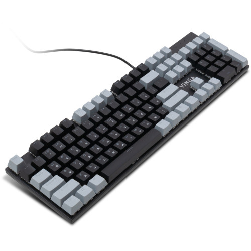 Клавиатура Vinga KBGM-090 LED Blue Switch USB Grey/Black (KBGM-090BL Grey/Black) – Vinga (вид 2)