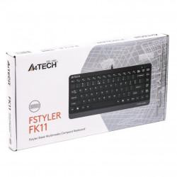 Клавіатура A4Tech FK11 Fstyler Compact Size USB Grey (FK11 USB (Grey))