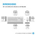 Комплект HP 230 Wireless UA White (3L1F0AA) – HP (вид 1)