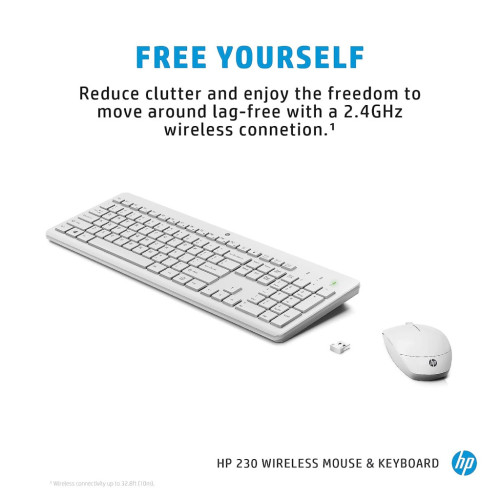 Комплект HP 230 Wireless UA White (3L1F0AA) – HP (вид 2)