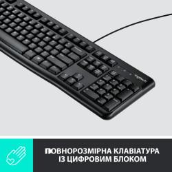 Комплект Logitech MK120 USB UA Black (920-002563)