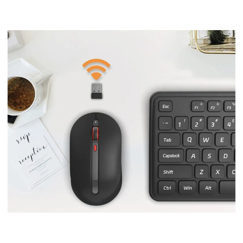 Комплект Xiaomi MiiiW Keyboard and Mouse Combo Gen 3 PB03 Wireless UA Black (MW24PB03 Black) – Xiaomi (вид 2)