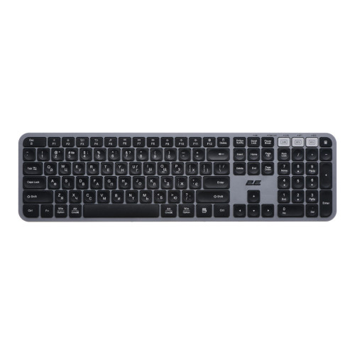Комплект 2E MK440 Wireless/Bluetooth UA Black/Grey (2E-MK440WBGR_UA) – 2E (вид 1)