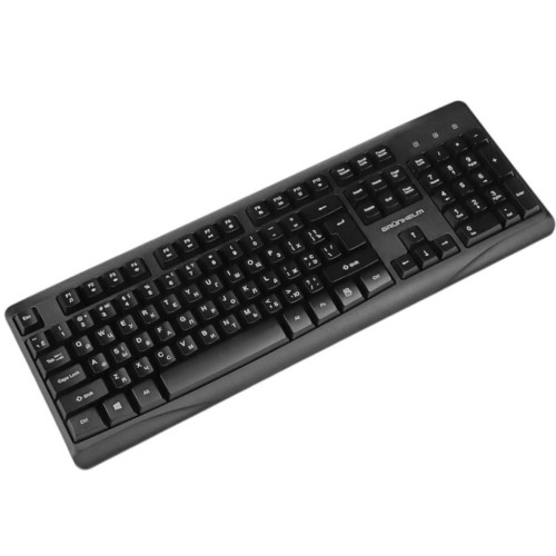 Комплект Grunhelm KBM-4810WL Wireless UA Black (126877) – Grunhelm (вид 1)