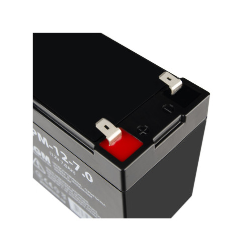 Батарея до ДБЖ Powercom 12В 7Ah (PM-12-7) – Powercom (вид 2)