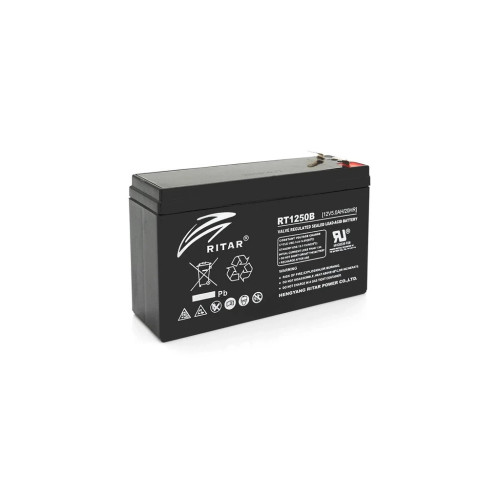 Батарея к ИБП Ritar AGM RT1250, 12V-5Ah (RT1250BL) – Ritar