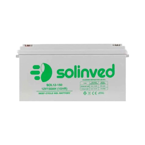 Батарея до ДБЖ Solinved 12V-150Ah, GEL (SLG150-12) – Solinved (вид 1)