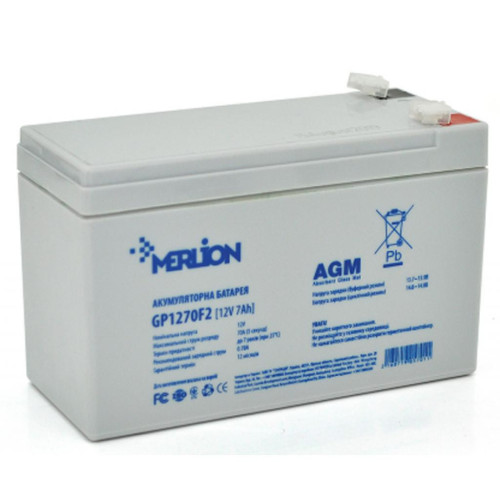 Батарея к ИБП Merlion 12V-7Ah (GP1270F2) – Merlion