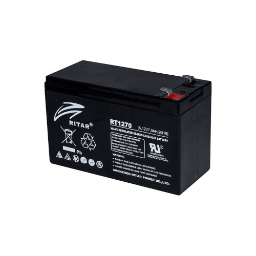 Батарея к ИБП Ritar AGM RT1270B, 12V-7Ah (RT1270B) – Ritar