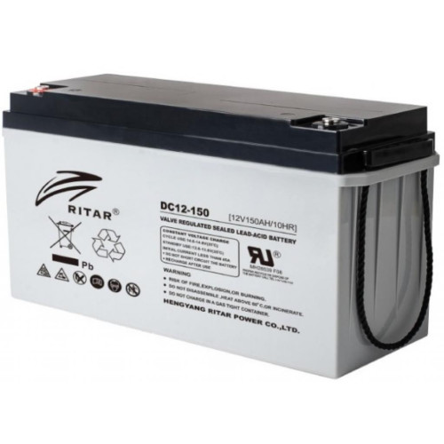 Батарея до ДБЖ Ritar AGM RITAR DC12-150 12V-150Ah (DC12-150) – Ritar