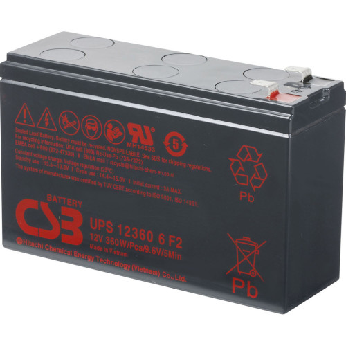 Батарея до ДБЖ CSB UPS123606F2 12V 6Ah (UPS123606F2) – CSB