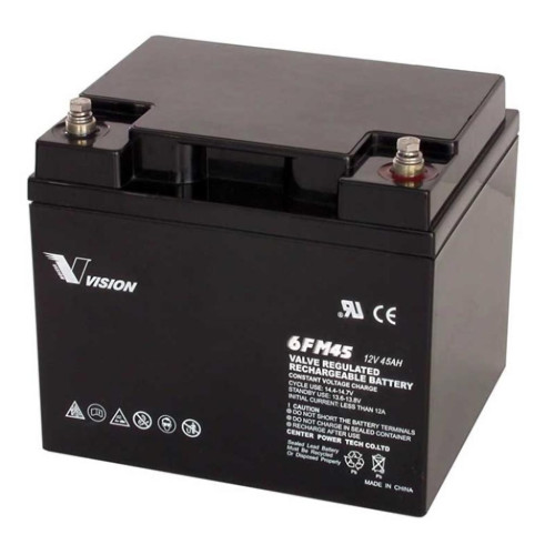 Батарея до ДБЖ Vision FM 12V 45Ah (6FM45-X) – Vision