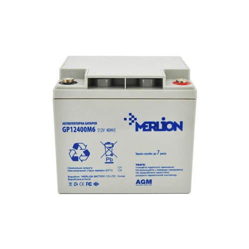 Батарея до ДБЖ Merlion 12V-40Ah (GP12400M6) – Merlion
