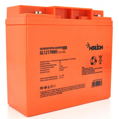 Батарея к ИБП Merlion GL12170M5, 12V-17Ah (GL12170M5) – Merlion