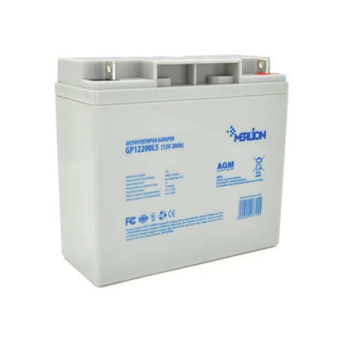 Батарея до ДБЖ Merlion GP12200L5 12V-20Ah (GP12200L5) – Merlion