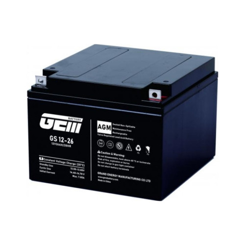Батарея до ДБЖ GEM GS 12V-26Ah (GS 12-26) – GEM