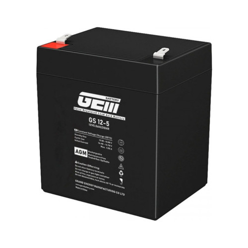 Батарея до ДБЖ GEM GS 12V-5Ah (GS 12-5) – GEM