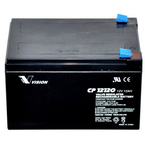 Батарея до ДБЖ Vision CP 12V 12Ah (CP12120) – Vision (вид 1)