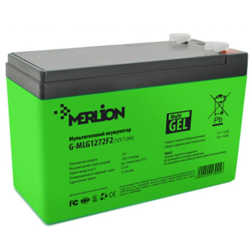 Батарея к ИБП Merlion 12V - 7.2 Ah (G-MLG1272F2) – Merlion