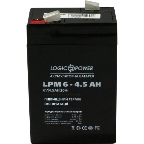Батарея к ИБП LogicPower LPM 6В 4.5 Ач (3860) – LogicPower