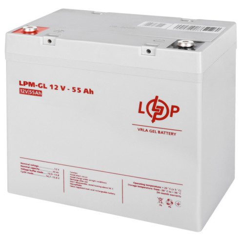 Батарея к ИБП LogicPower LPM-GL 12В 55Ач (15266) – LogicPower