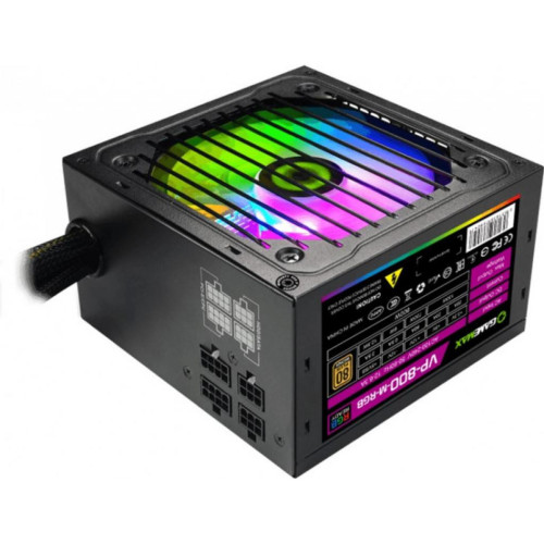 Блок питания Gamemax 800W (VP-800-M-RGB) – GAMEMAX