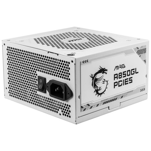 Блок питания MSI 850W (MAG A850GL PCIE5 WHITE) – MSI (вид 2)