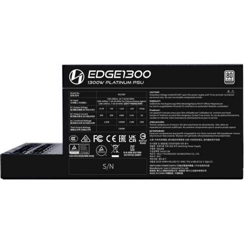 Блок живлення Lian Li 1300W EDGE1300 (G9P.EG1300.BE00.EU) – Lian Li (вид 2)