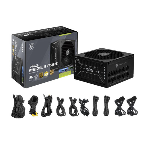 Блок питания MSI 850W MAG A850GLS PCIE5 (MAG A850GLS PCIE5) – MSI (вид 2)