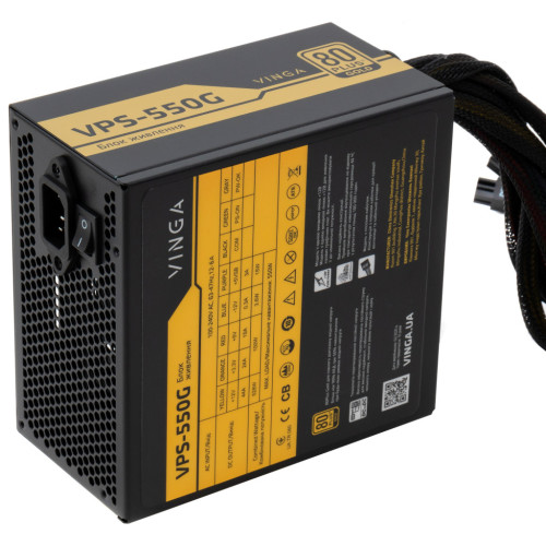 Блок питания Vinga 550W (VPS-550G) – Vinga (вид 2)