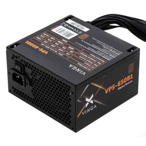 Блок живлення Vinga 650W (VPS-650B1) – Vinga (вид 1)