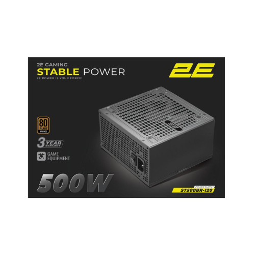 Блок питания 2E 500W Stable Power ATX3.1 (2E-ST500BR-120) – 2E