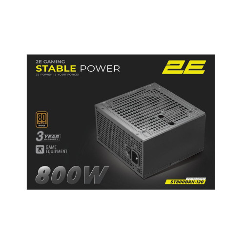 Блок живлення 2E 800W Stable Power Pro ATX3.1 GEN5.0 (2E-ST800BRII-120) – 2E