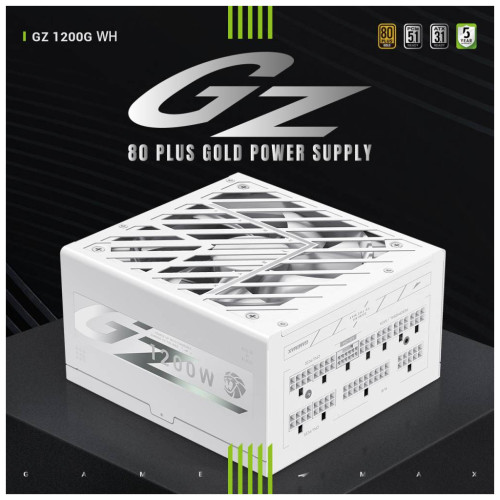 Блок живлення Gamemax 1200W (GZ 1200G WH) – GAMEMAX (вид 2)